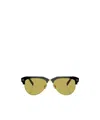 Miu Miu Womens Black Mu 09zs Pilot-frame Acetate Sunglasses In Nude