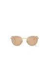 Miu Miu Eyewear Round-frame Sunglasses In Nude