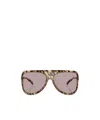 Miu Miu A01s Plastic Shield Sunglasses In Nude