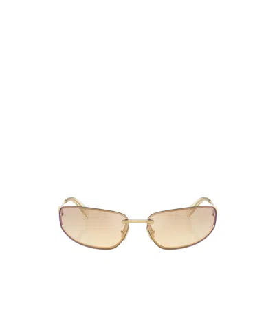 MIU MIU GEOMETRIC FRAME SUNGLASSES