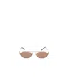 Miu Miu Eyewear Aviator Sunglasses In Nude