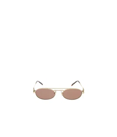 Miu Miu Eyewear Aviator Sunglasses In Nude
