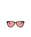 Miu Miu 0mu 12zs 16k1d0 Black Sunglasses In Pink