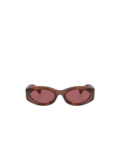MIU MIU MIU MIU EYEWEAR OVAL FRAME SUNGLASSES