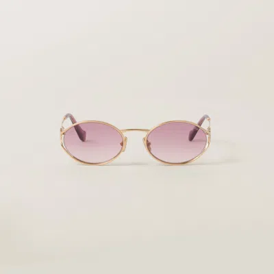 MIU MIU MIU MIU LOGO SUNGLASSES