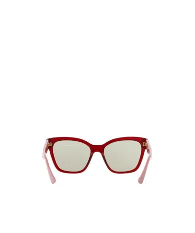 Miu Miu Logo Sunglasses In White