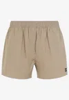 Miu Miu Cotton Shorts With Elastic Waistband