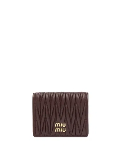 Miu Miu Logo Wallet