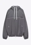 Miu Miu Recycled Polyester Hooded Jacket