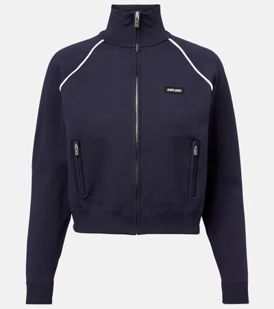 Miu Miu Trainingsjacke In Blau