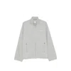 Miu Miu Logo-embroidered Zip-up Sweatshirt In Multi