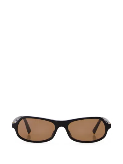 Miu Miu 0mub10su-16k90q55 Acetate Sunglasses In Green