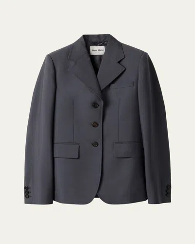 Miu Miu Long Sleeve Blazer Jacket