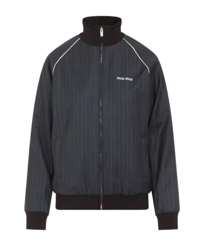MIU MIU PINSTRIPE JACKET