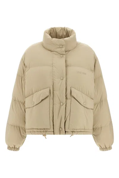 Miu Miu Long Sleeve Cotton Coat