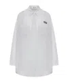Miu Miu Long Sleeve Shirt In White