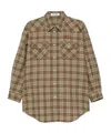 Miu Miu Long Sleeve Shirt In Multi