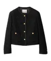 Miu Miu Long-sleeved Casual Jacket In Black