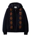 Miu Miu Long-sleeved Cotton Jacket In Black