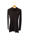 Miu Miu Long-sleeved Dress In Black