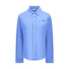 Miu Miu Long-sleeved Polo Shirt In Black
