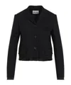 Miu Miu Pinstriped Jacket In Black