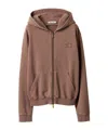 Miu Miu Long-sleeved Sweater In Brown