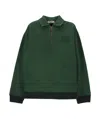 Miu Miu Long-sleeved Sweater In Green