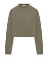 Miu Miu Long-sleeved T-shirt In Green