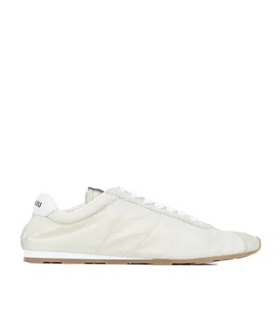 Miu Miu Low Help Recreational Shoe In White