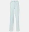 Miu Miu Low-rise Straight Jeans In Blue