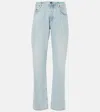 Miu Miu Low-rise Wide-leg Jeans In Blue
