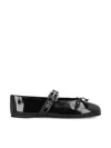 Miu Miu Leather Mary Jane Ballerina Flats