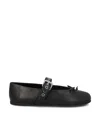 Miu Miu Leather Mary Jane Ballerina Flats