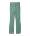 Miu Miu Lurex Pants In Green