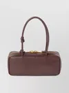 Miu Miu Luxe Leather Tote Gold Hardware