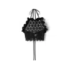 Miu Miu Macramé Pinafore Top In Black