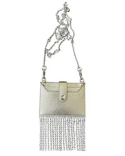 Miu Miu Madras Card Holder With Crystal Fringe (authentic Pre-loved)