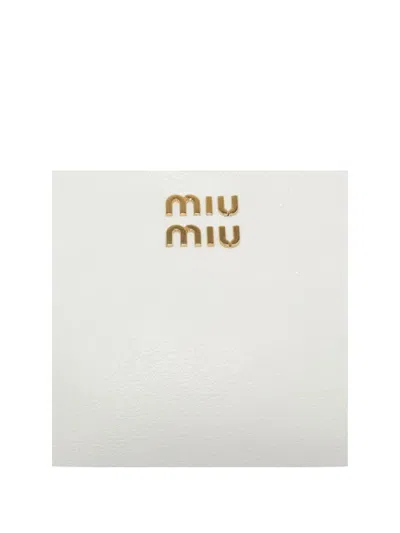 Pre-owned Miu Miu Madras Leather Shoulder Bag