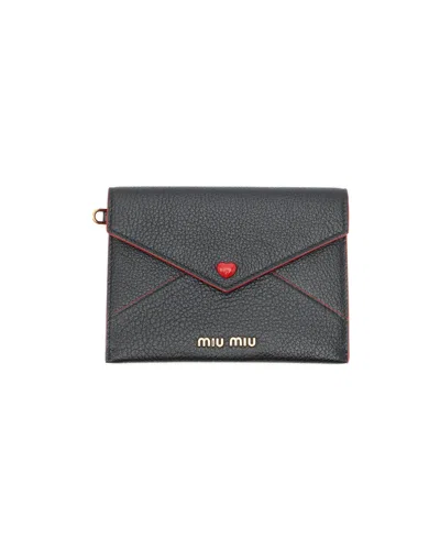 Miu Miu Madras Love Envelope Pouch In Multi