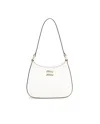 Miu Miu Madras Shoulder Bag In White
