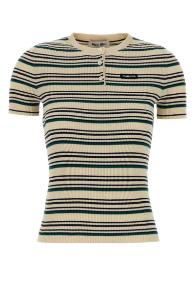 Miu Miu Sweater Woman In Multi