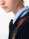 Miu Miu Maglieria Cashmere Argyle F.12 In Blue