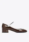 Miu Miu Maroon Round Toe Pumps
