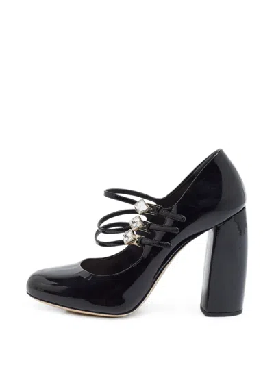 Pre-owned Miu Miu Mary Jane Pumps In Black