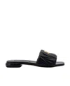 Miu Miu Iu Matelasse Slide In Black