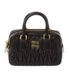 Miu Miu Arcadie Tote Bag In Black