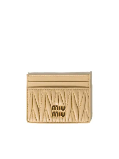 Miu Miu Matelassé Cardholder