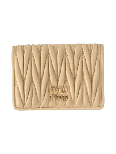 MIU MIU MIU MIU MATELASSÉ CARDHOLDER
