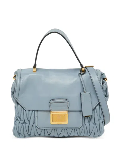 Pre-owned Miu Miu Matelassé Cross Body Bag